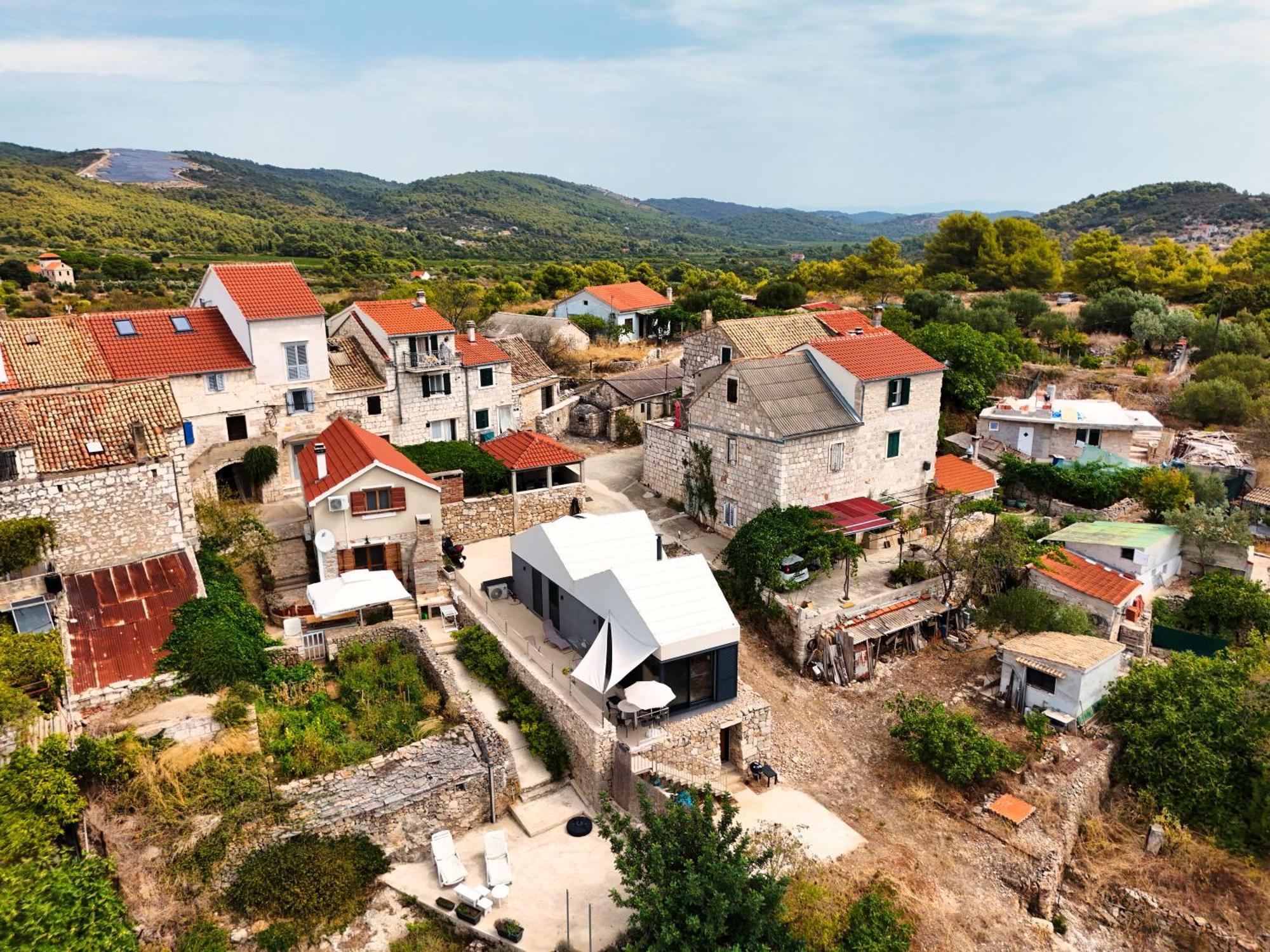 Rural House Pikola With Sea View On Vis Island Vila Komiža Exterior foto
